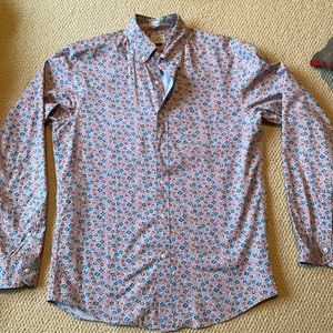 Jcrew flower shirt - slim medium
